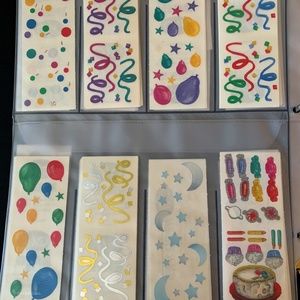 Creative Memories stickers - excellent condition - comes in organizer